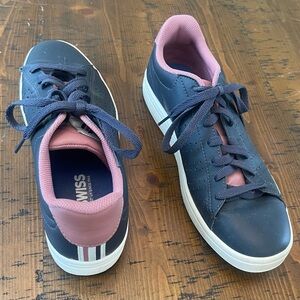 K-Swiss Women's Blue and Pink Sneakers